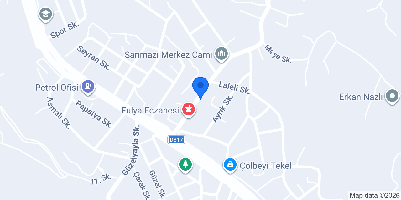 Hayal Çiçek Organizasyon konumu