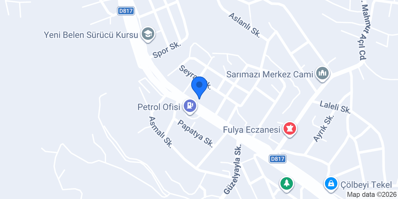 Cedent Belen Diş Kliniği konumu
