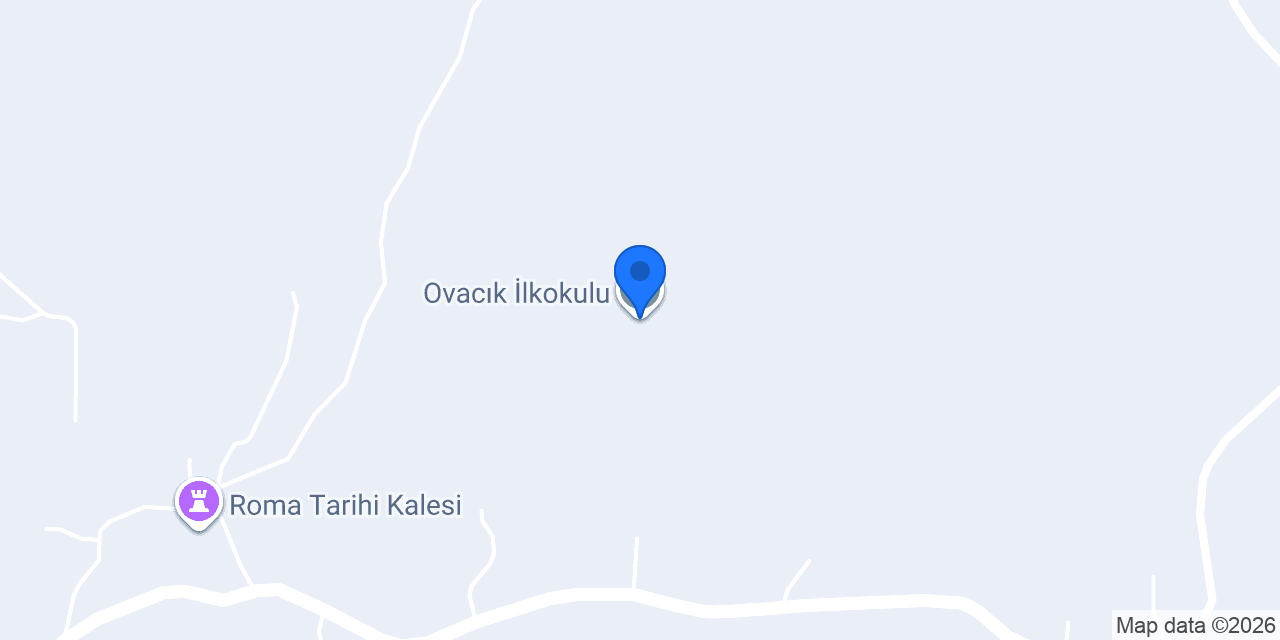 Ovacık İlkokulu konumu