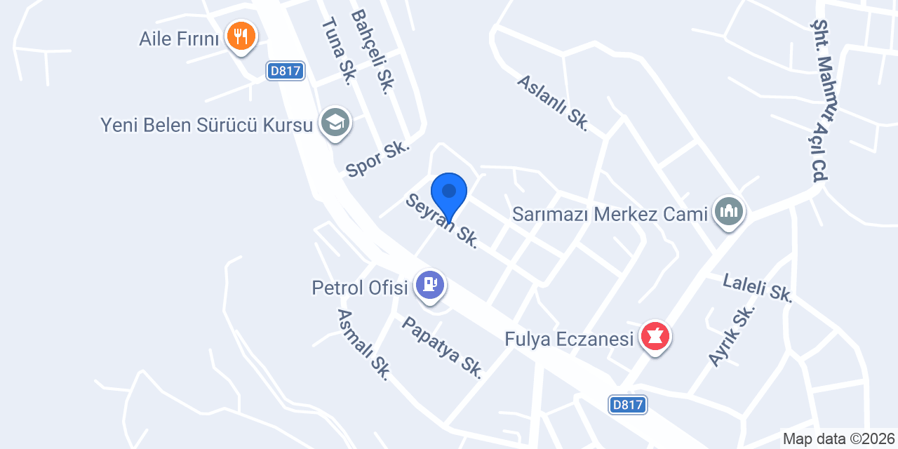 Hatay dürüm evi(kebap) konumu