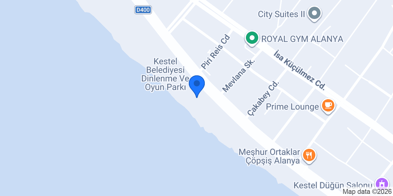 Kestel Dream Beach Cafe Bar Restaurant konumu