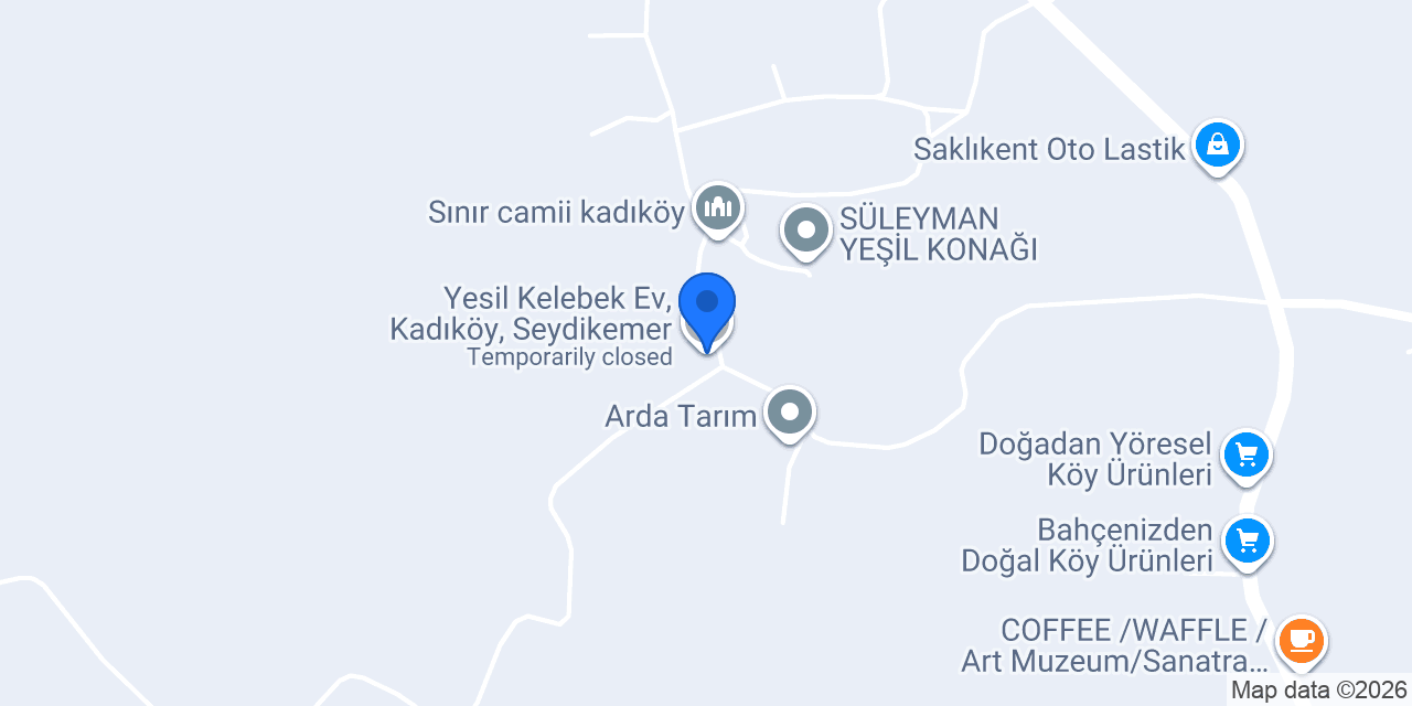 Yesil Kelebek Ev, Kadıköy, Seydikemer konumu