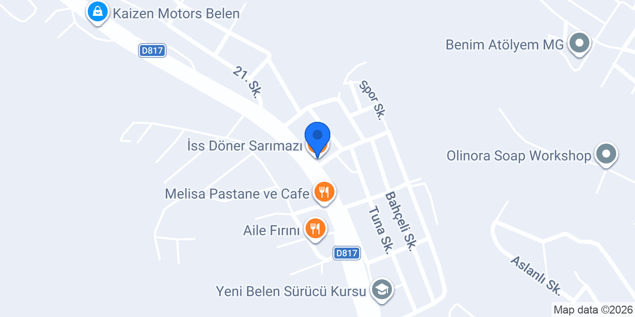 İss Döner Sarımazı konumu