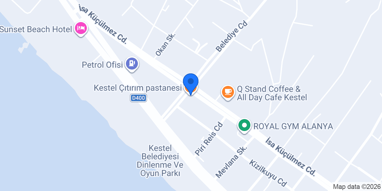 Kestel Çıtırım pastanesi konumu