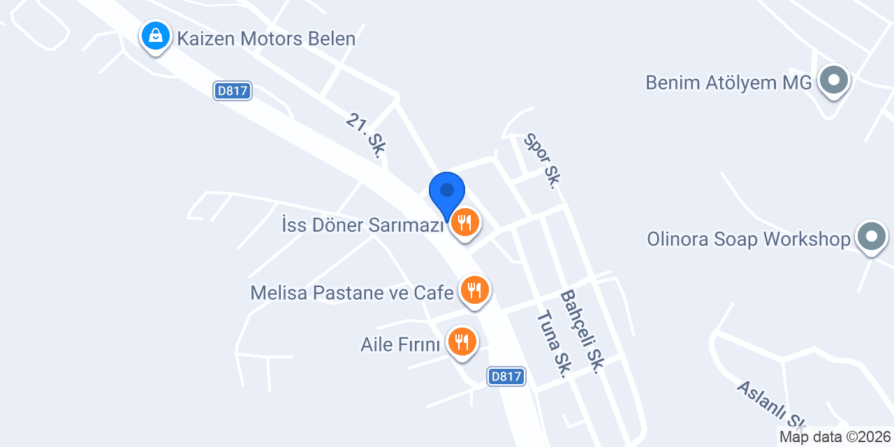 Ataoğlu oto aksesuar konumu