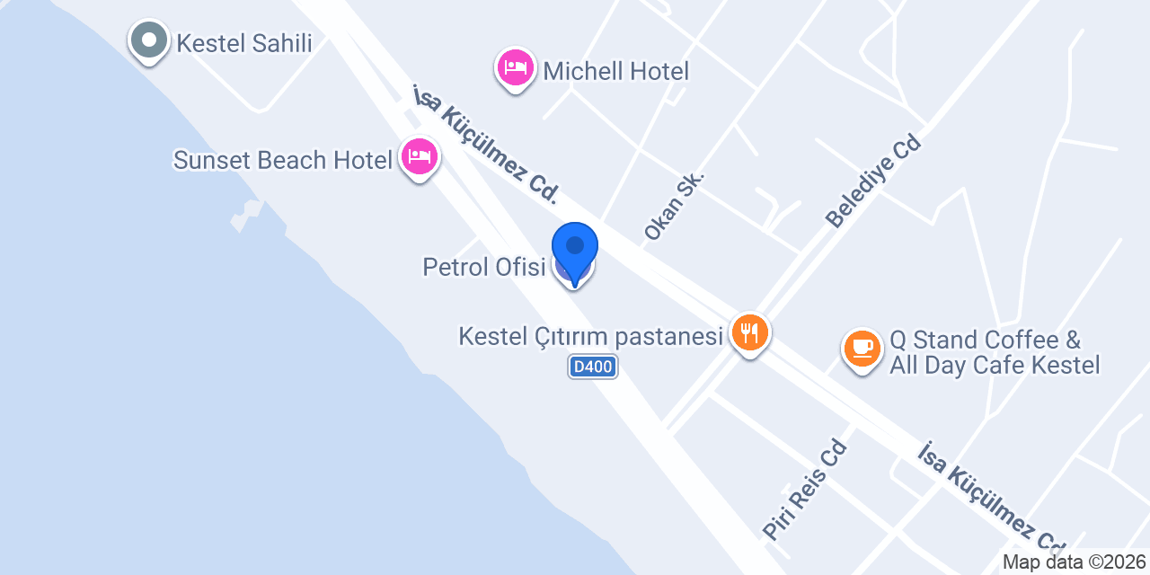 Petrol Ofisi konumu