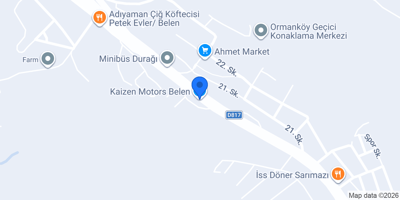 Kaizen Motors Belen konumu