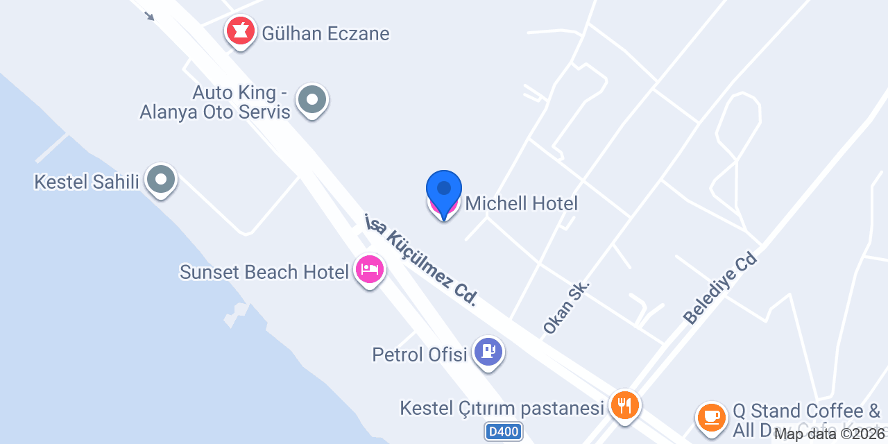 Michell Hotel konumu