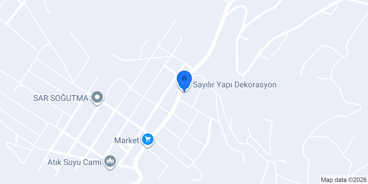 Sayılır Yapı Dekorasyon konumu