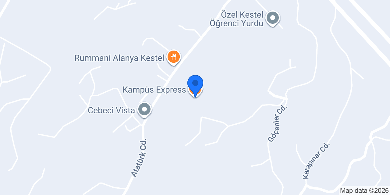 Kampüs Express konumu