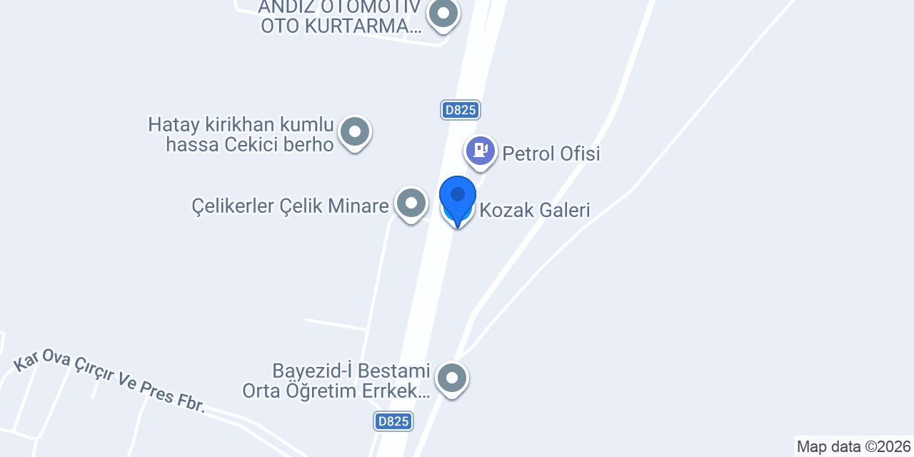 Kozak Galeri konumu