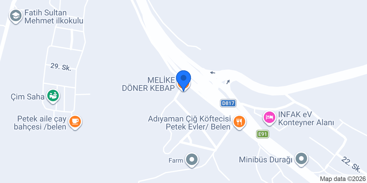 MELİKE DÖNER KEBAP konumu