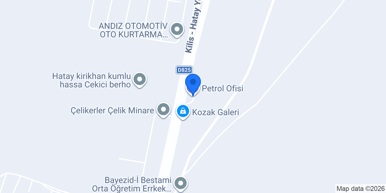Petrol Ofisi konumu