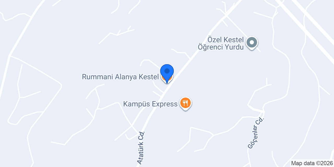 Rummani Alanya Kestel konumu