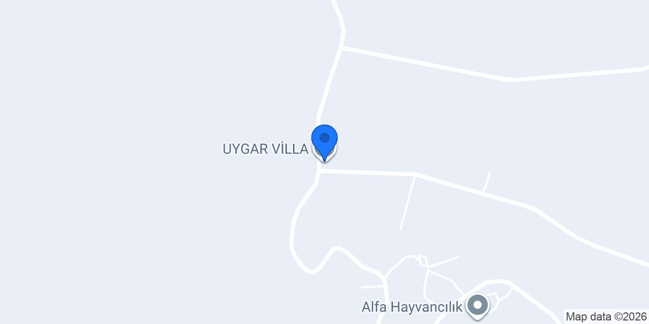 UYGAR VİLLA konumu