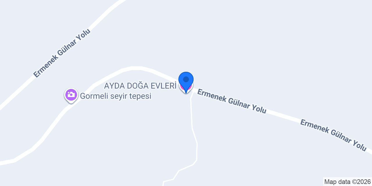 AYDA DOĞA EVLERİ konumu