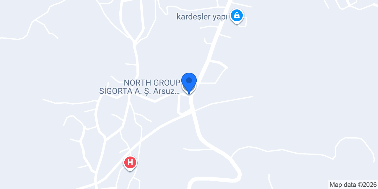 NORTH GROUP SİGORTA A.Ş. Arsuz Şubesi konumu