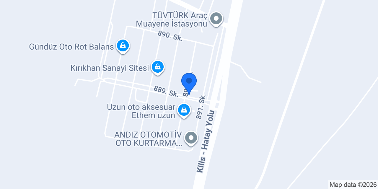 ABALI OTO YEDEK PARÇA konumu