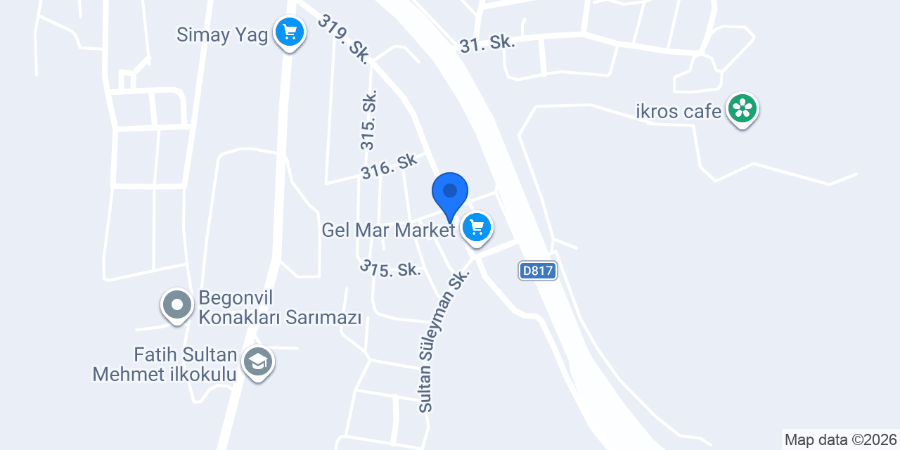 BS Erkek Kuaförü konumu