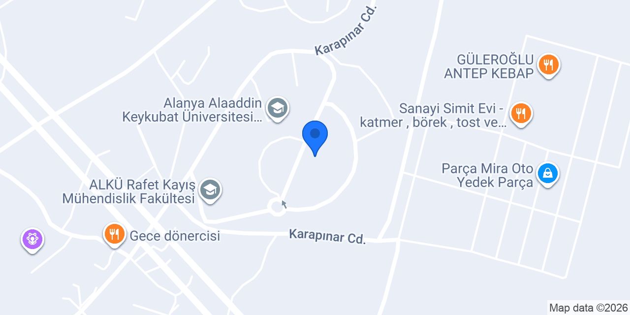 ALKÜ İlk Yardım Eğitim Merkezi konumu