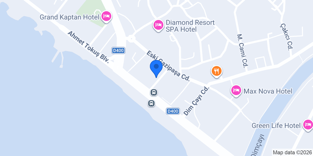 Arsi Blue Beach Hotel konumu