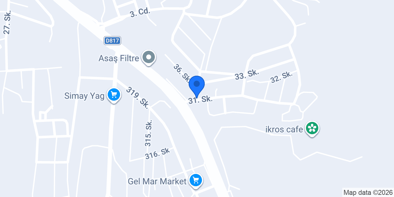 menizza Mobilya Satış konumu