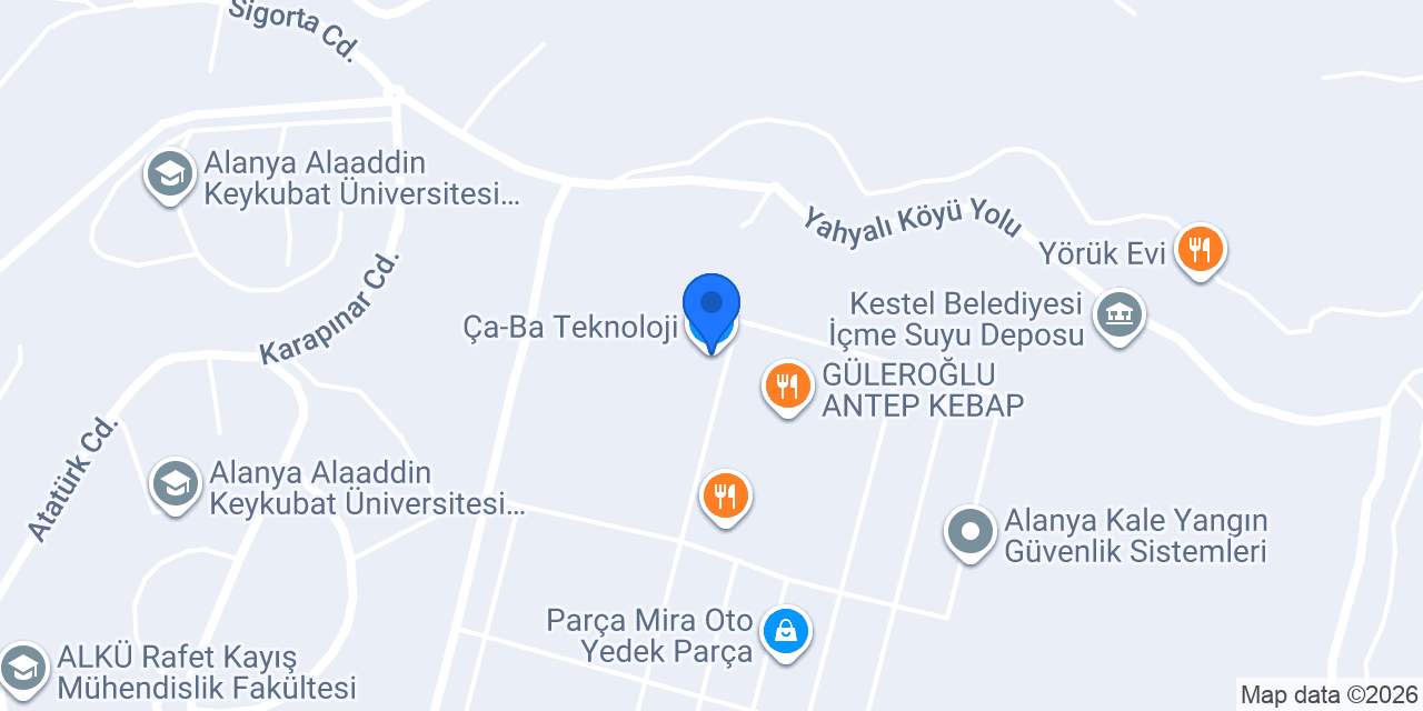 Ça-Ba Teknoloji konumu