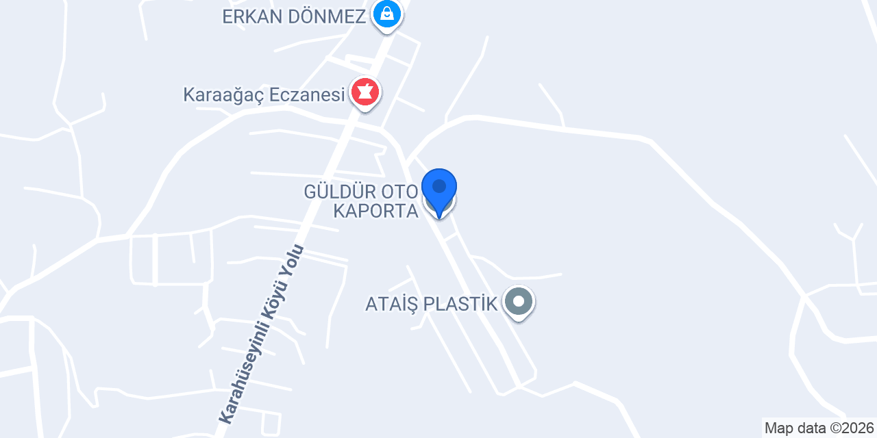 GÜLDÜR OTO KAPORTA konumu