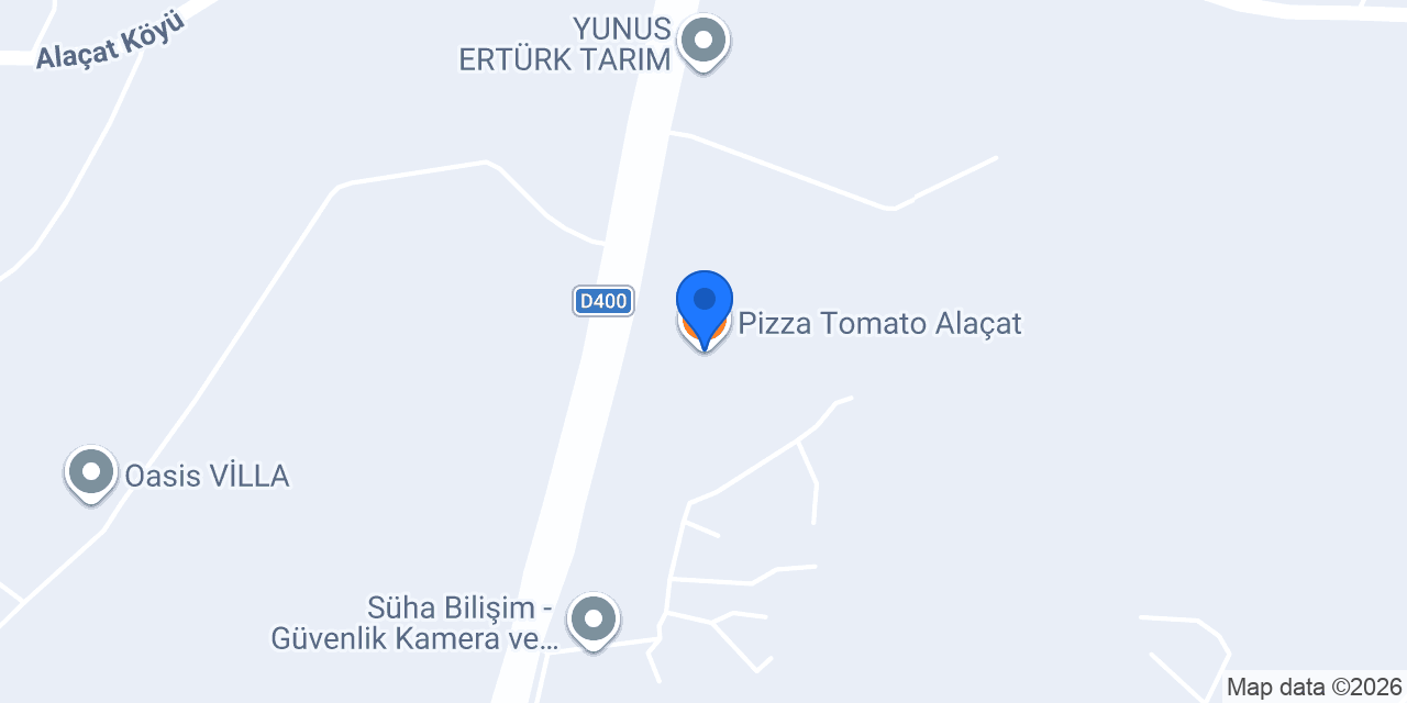 Pizza Tomato Alaçat konumu