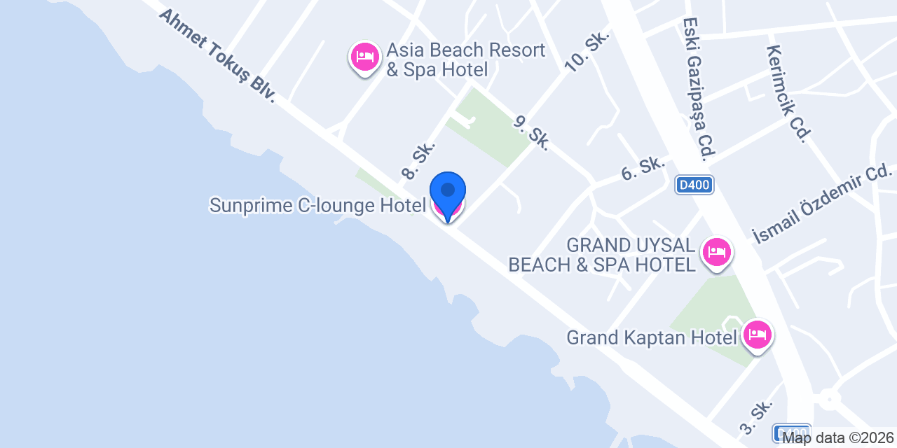 Sunprime C-lounge Hotel konumu