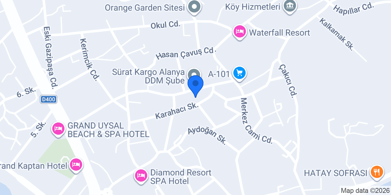 Starline Rent A Car konumu