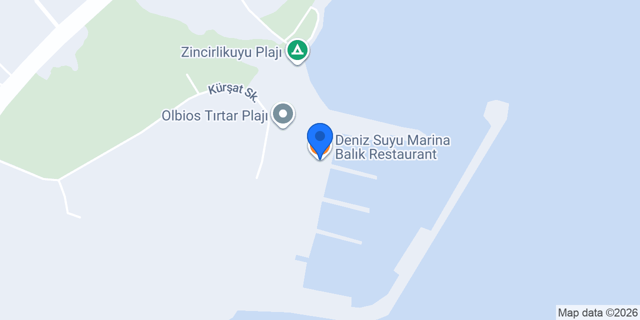Deniz Suyu Marina Balık Restaurant konumu