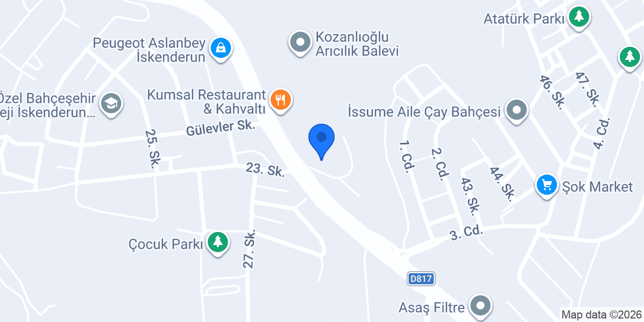 Bisaş Otomotiv konumu