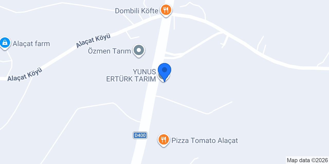 YUNUS ERTÜRK TARIM konumu