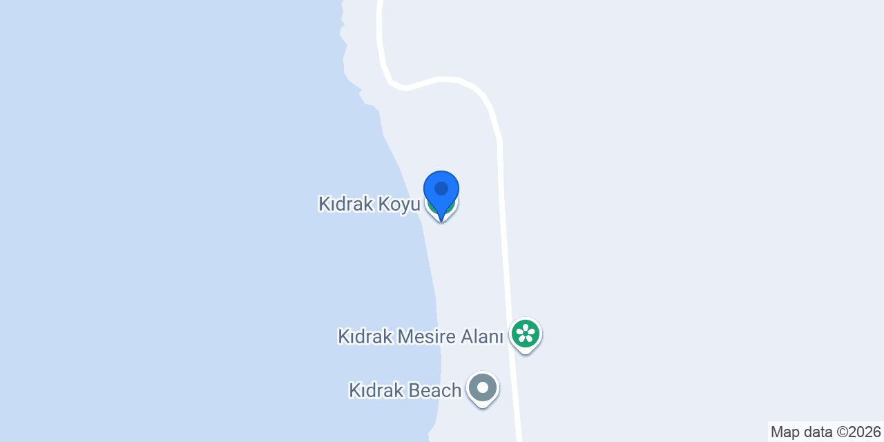 Kıdrak Koyu konumu