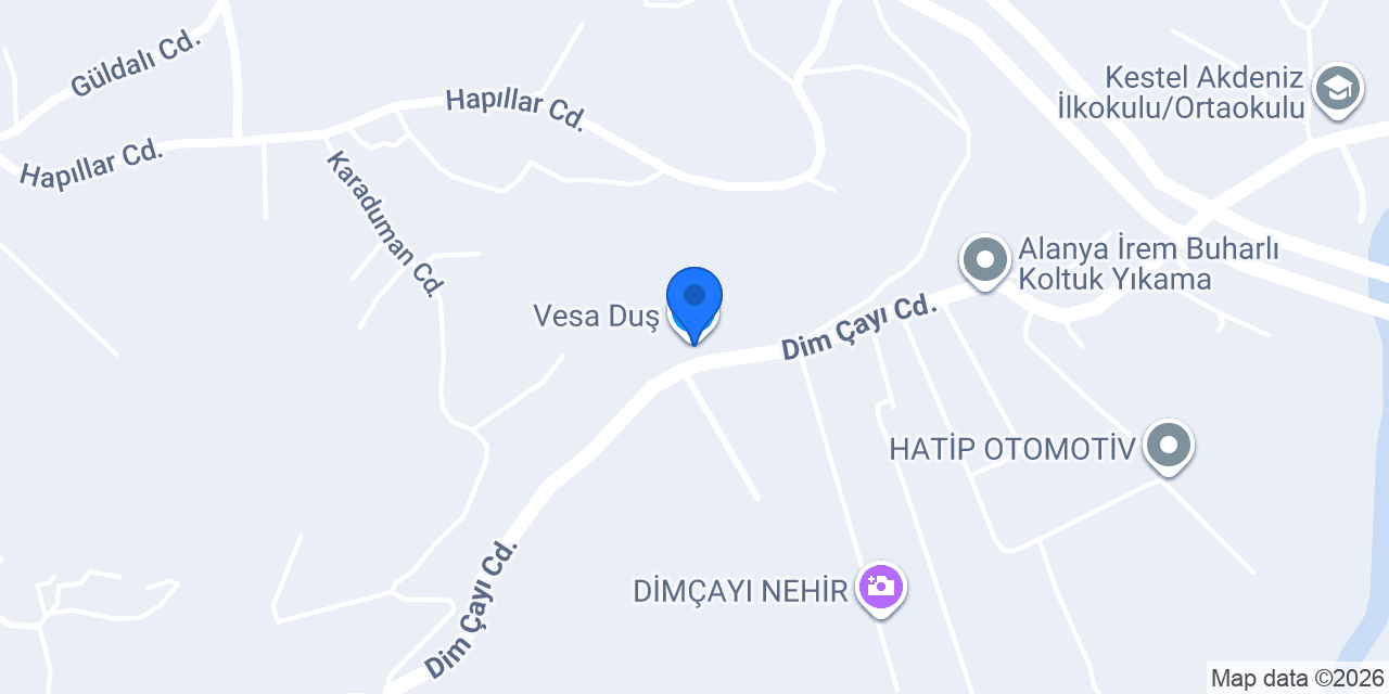 Vesa Duş konumu