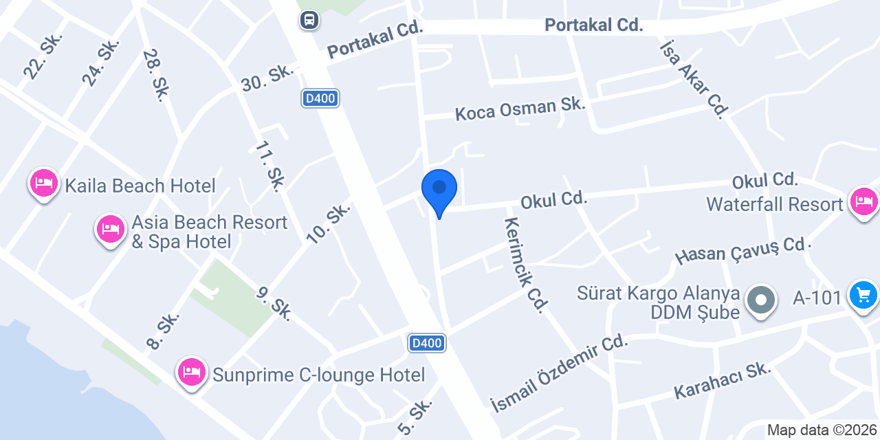 Tatarcıoğlu Pastanesi konumu