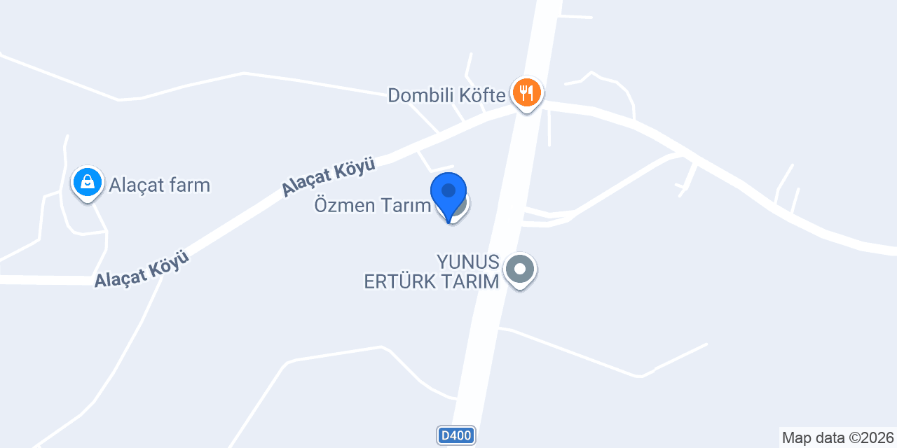 Özmen Tarım konumu