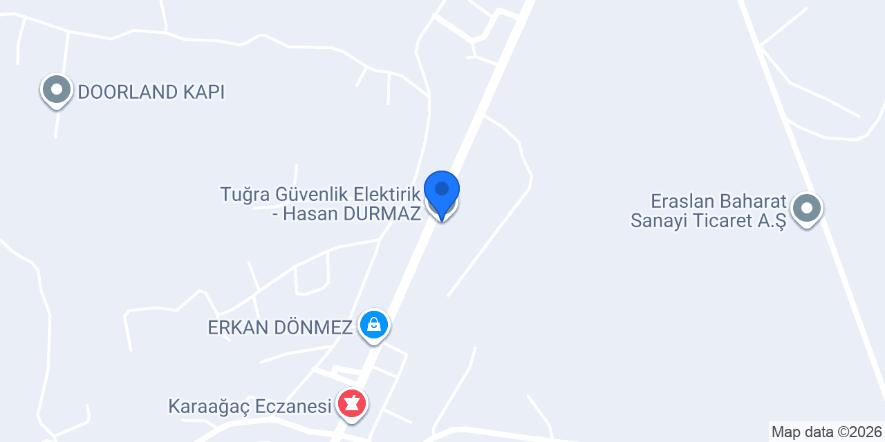 Tuğra Güvenlik Elektirik - Hasan DURMAZ konumu