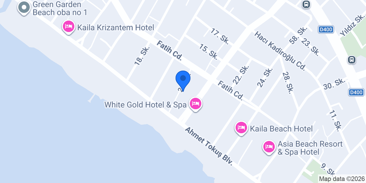 ALANYA TUĞRA RENT A CAR konumu