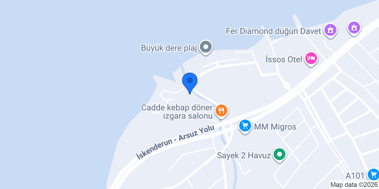 Tuğçem Balıkçılık konumu