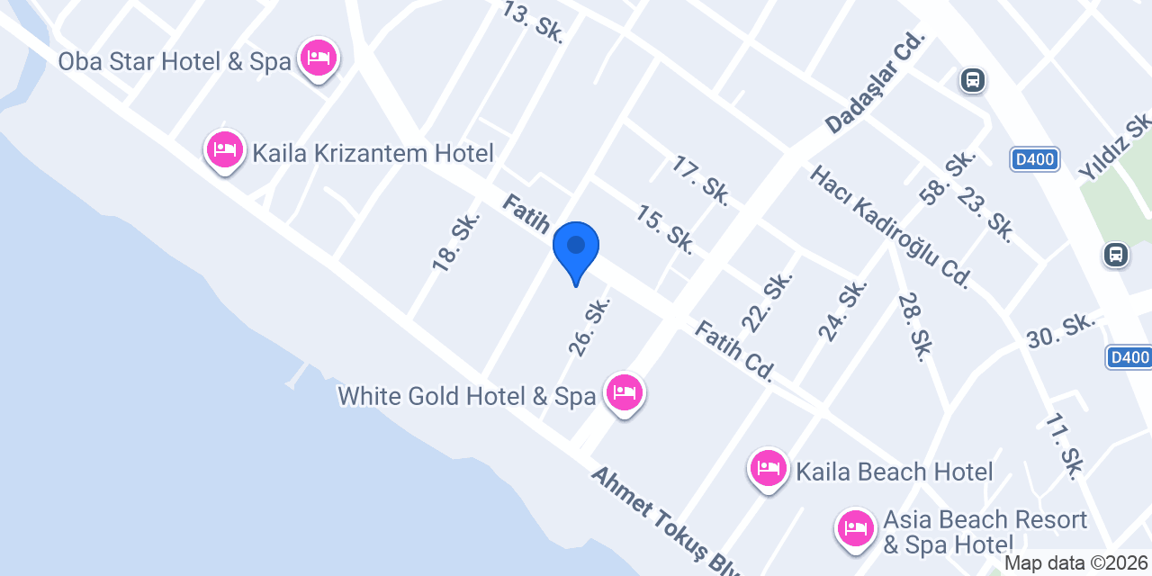 Alanya Dental Help konumu