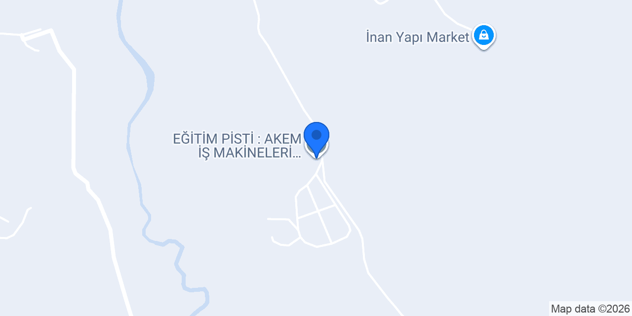 EĞİTİM PİSTİ : AKEM İŞ MAKİNELERİ OPERATÖRLÜK KURSU konumu