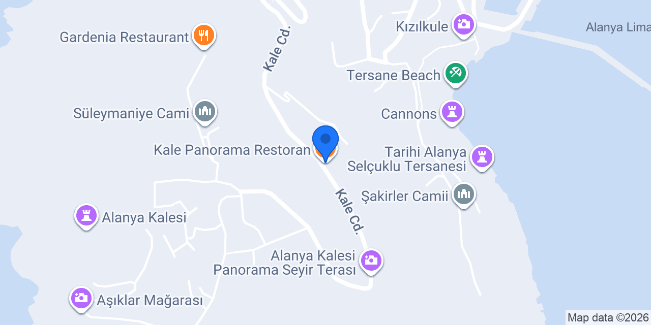 Kale Panorama Restoran konumu