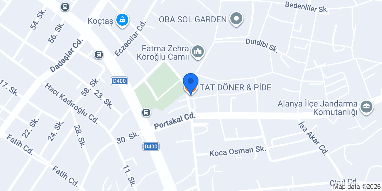 TAT DÖNER & PİDE konumu