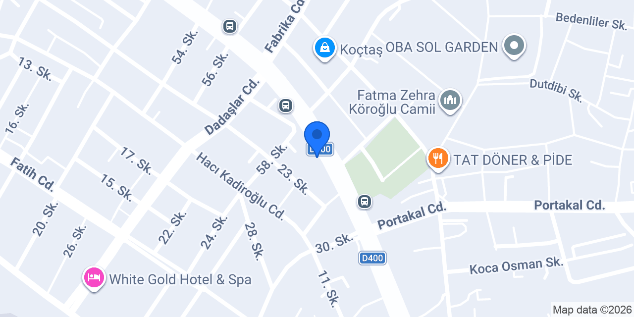 Çobanoğlu Yapı Market konumu