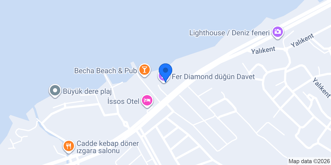 Fer Diamond düğün Davet konumu