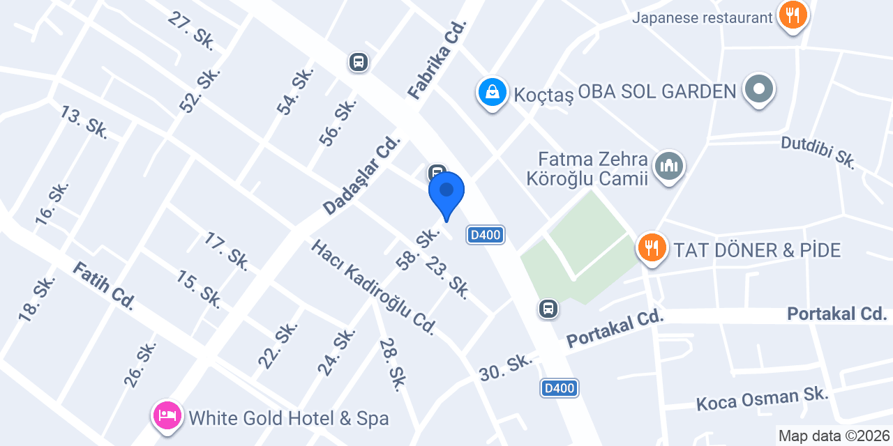 Alanya Drone Çekimleri konumu