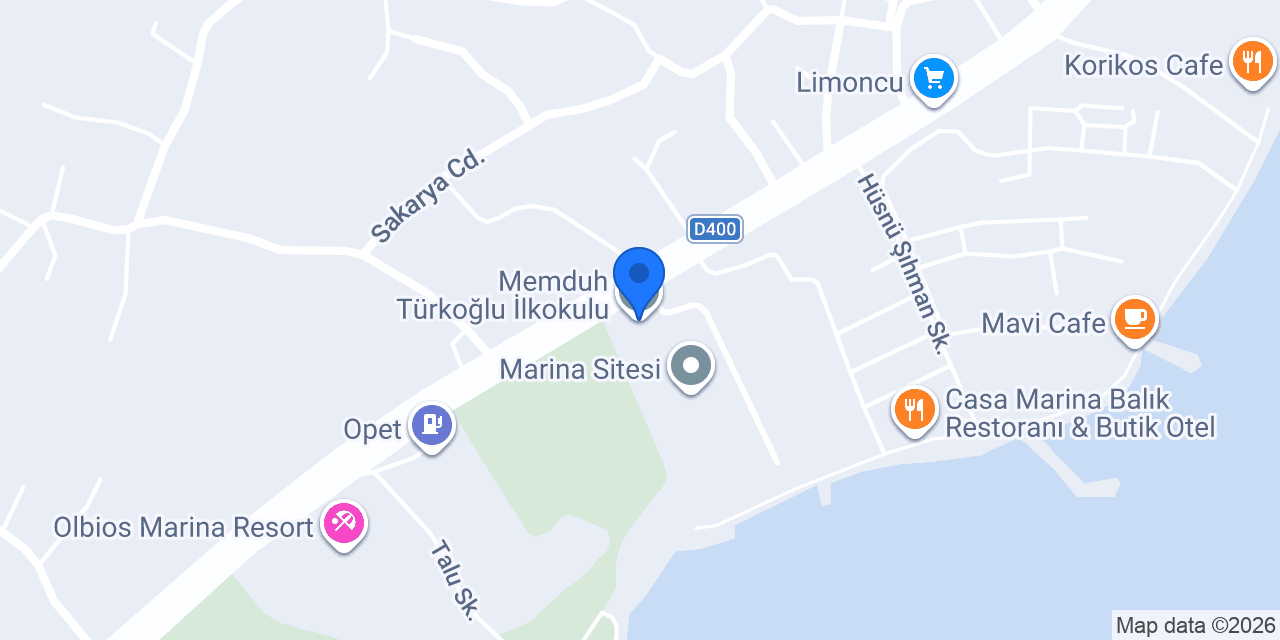 Memduh Türkoğlu İlkokulu konumu