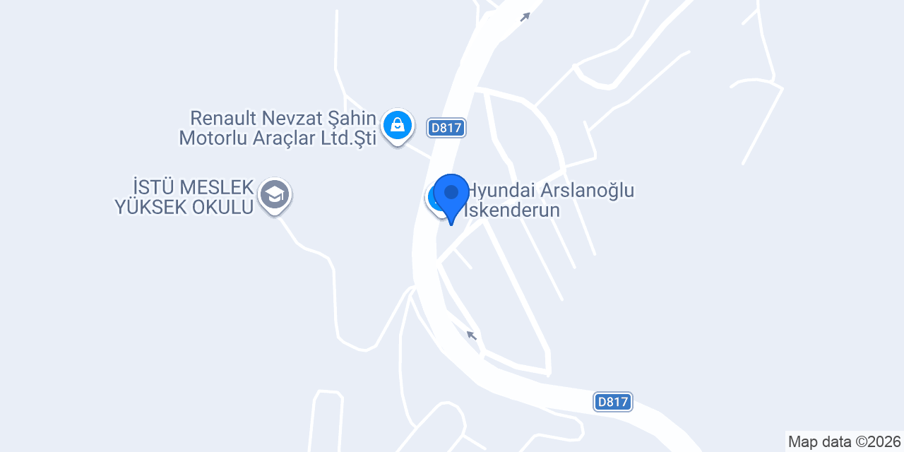 Nissan Arslanoğlu İskenderun konumu